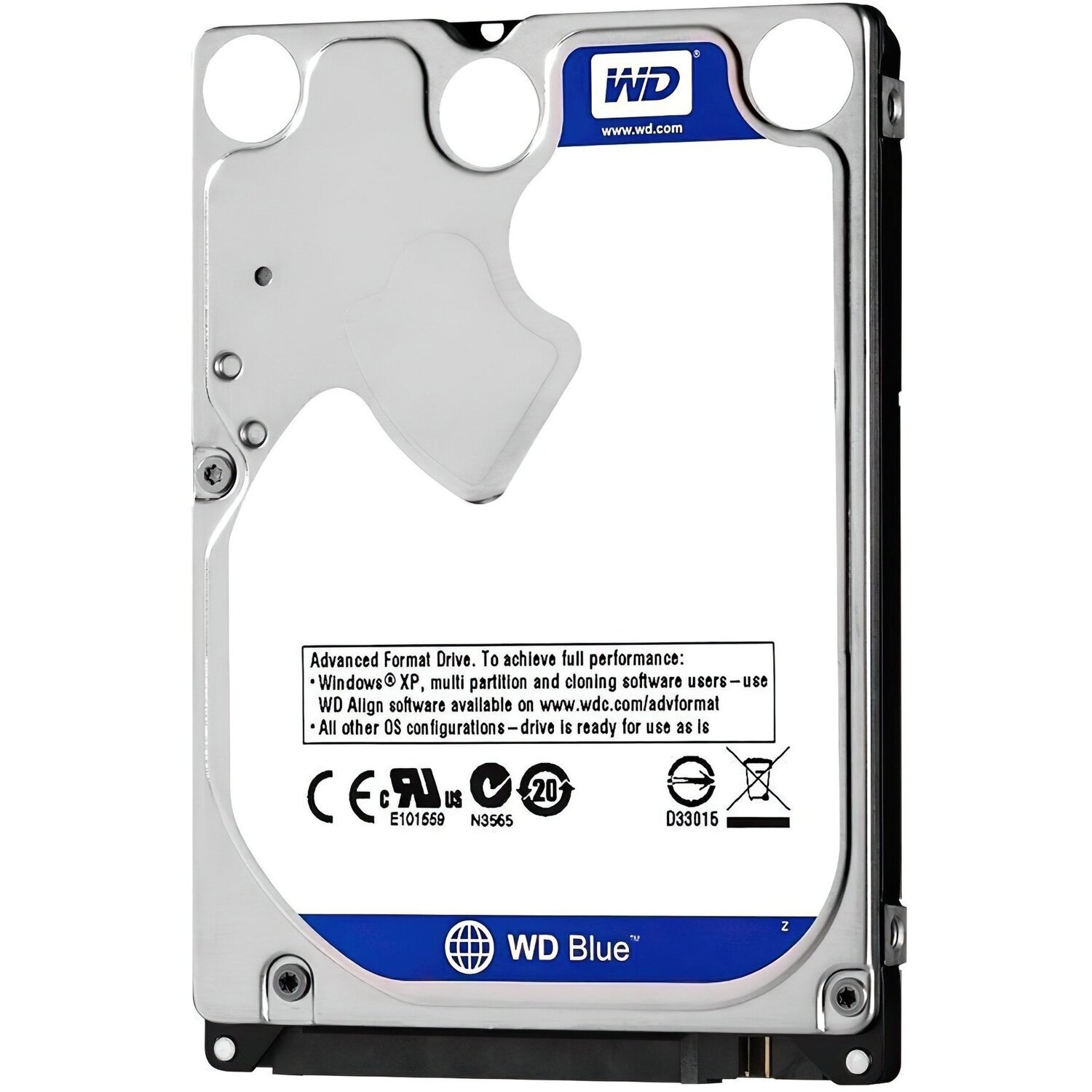 Жесткий диск внутренний WD 1TB 6GB/S 128MB 2.5&quot; SATA Blue (WD10SPZX) фото 