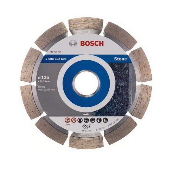 Алмазный отрезной диск Bosch Standard по камню 125-22.23 фото 1