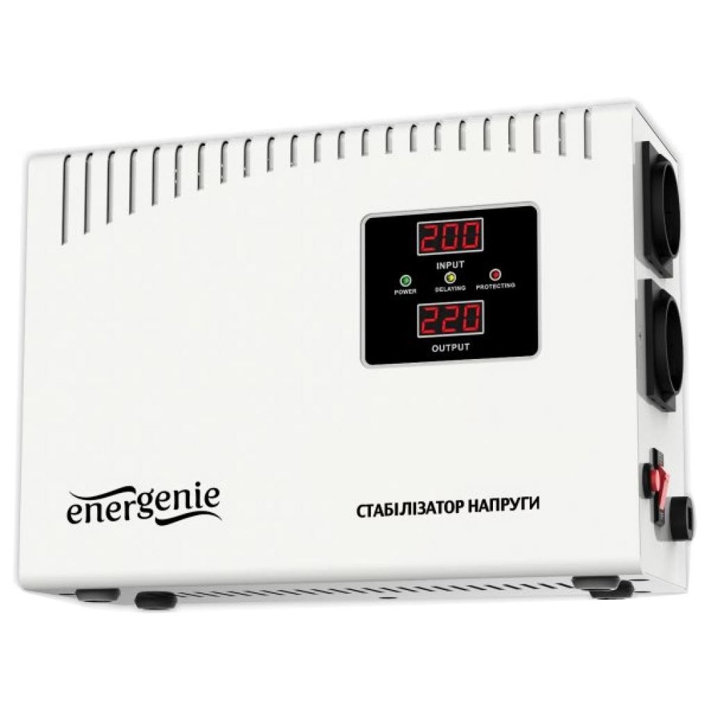 Стабілізатор напруги EnerGenie 220В, 2000ВА (EG-AVR-DW2000-01) фото1