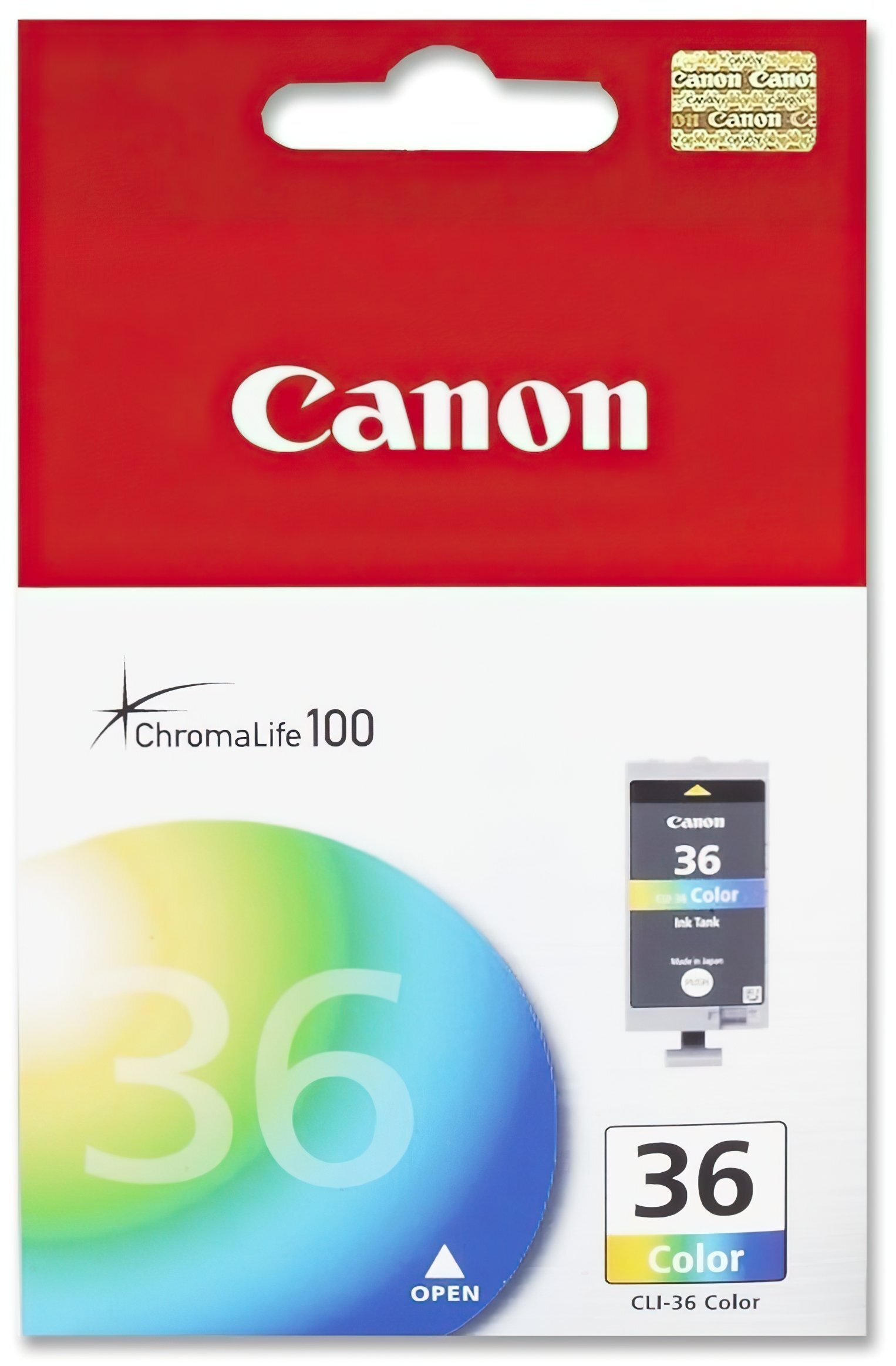 Картридж струйный CANON CLI-36 Color PIXMA iP100, mini260 (1511B001) фото 1