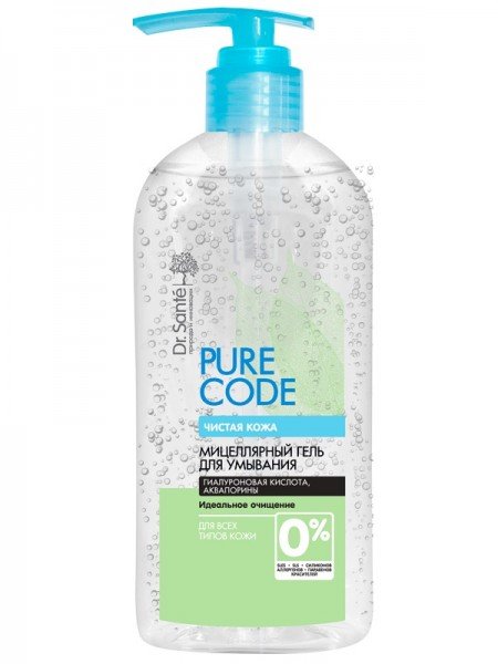 

Мицеллярный гель для умывания Dr. Sante Pure Code 200 мл