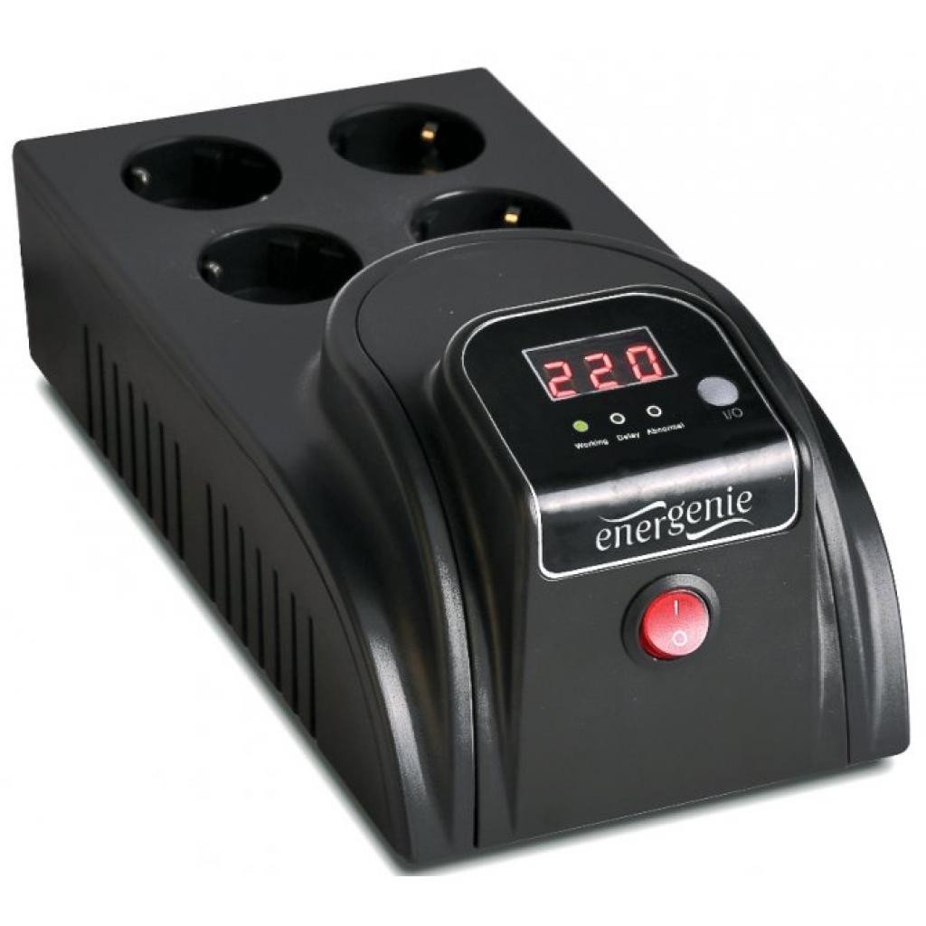 Стабілізатор напруги EnerGenie 220В, 1000ВА (EG-AVR-E1000-01) фото1