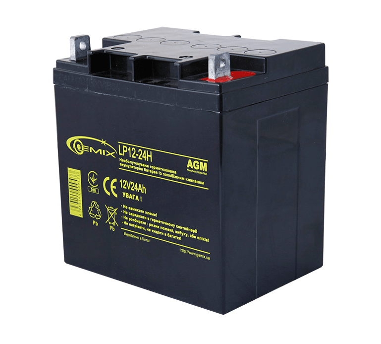 Акумуляторна батарея Gemix LP12-24H (340019) фото