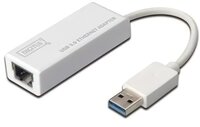 Адаптер USB 3.0 DIGITUS Gigabit Ethernet, White (DN-3023)