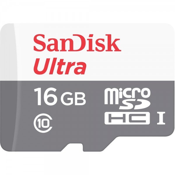 Карта памяти Sandisk microSDHC 16GB Class 10 UHS-I Ultra R48/W10MB/s