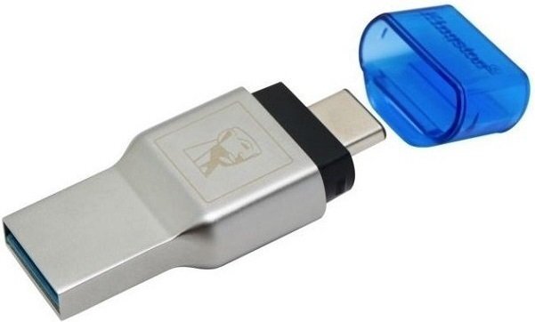 Кардридер Kingston USB 3.1 microSD USB Type A/C (FCR-ML3C) фото 