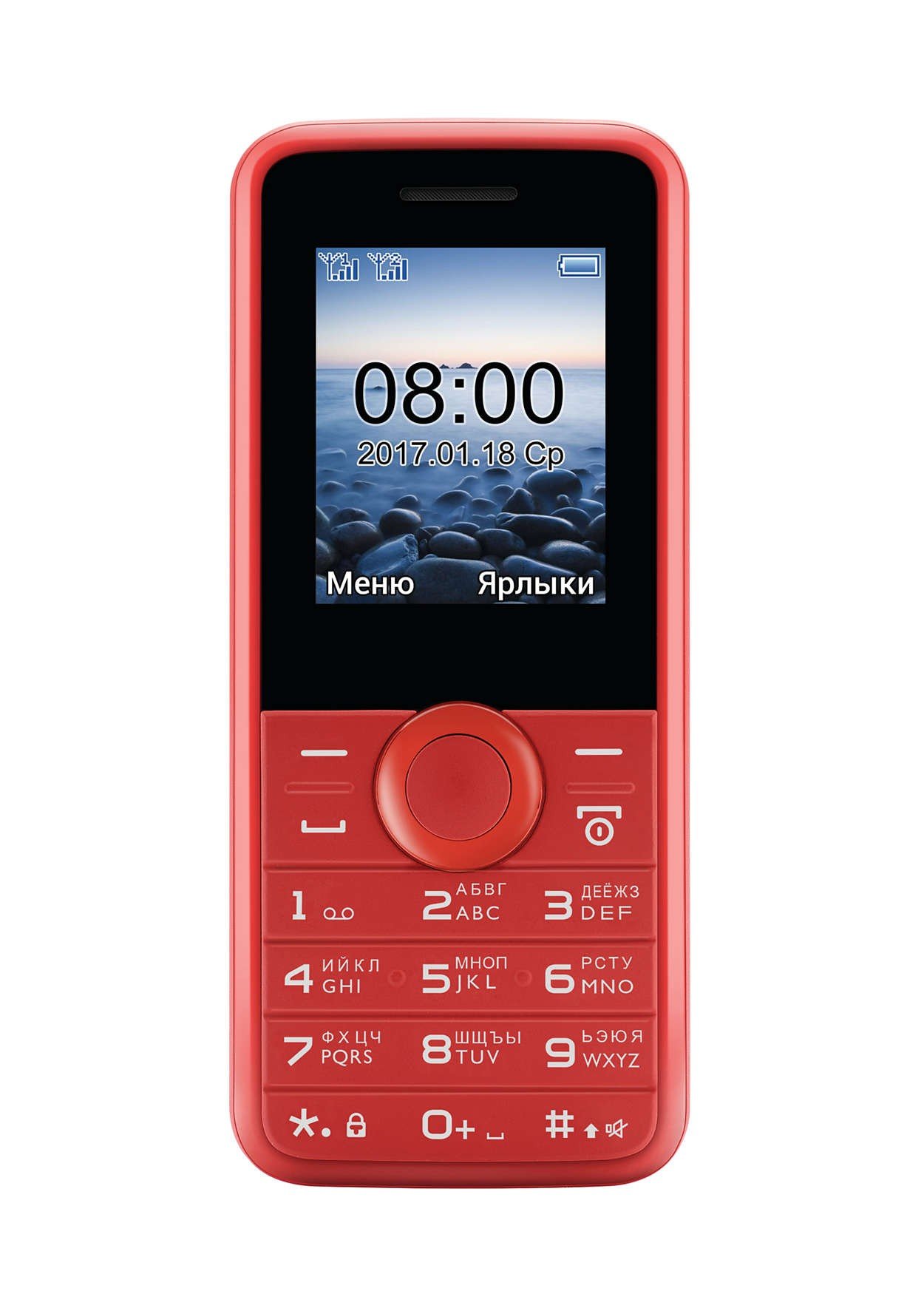Мобильный телефон Philips Xenium E106 DS Red фото 1