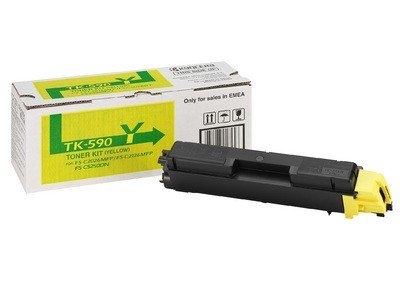Тонер-картридж лазерный Kyocera TK-590Y (1T02KVANL0) фото1