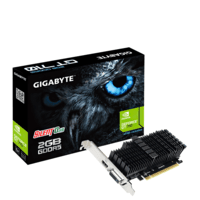  Відеокарта Gigabyte GeForce GT710 2GB DDR5 Silent (GV-N710D5SL-2GL) 