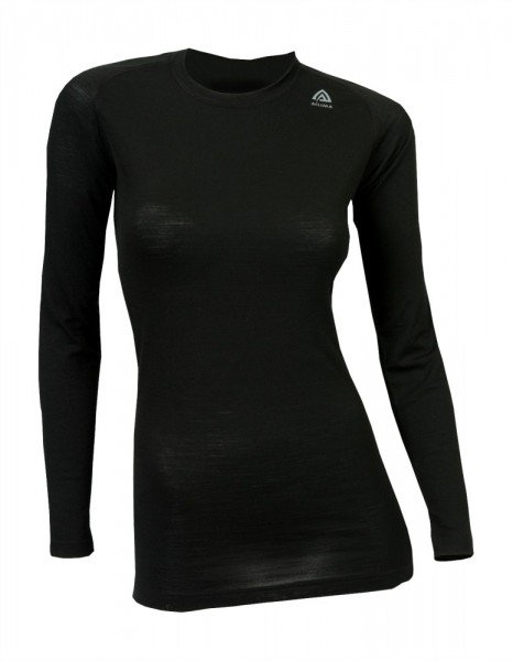 

Термокофта женская Aclima LightWool 150 Crew Neck Women Jet Black L