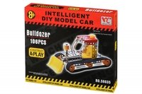  Конструктор металевий Same Toy Inteligent DIY Model Car Бульдозер 106 елементів (58035Ut) 