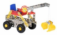 Конструктор металічний Same Toy Inteligent DIY Model Car Скрепер 124 елемента (58034Ut) 