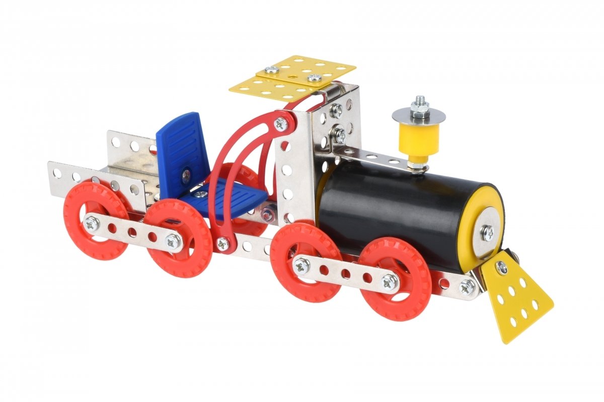  Конструктор металічний Same Toy Inteligent DIY Model Car Паровоз 117 елементів (58033Ut) фото