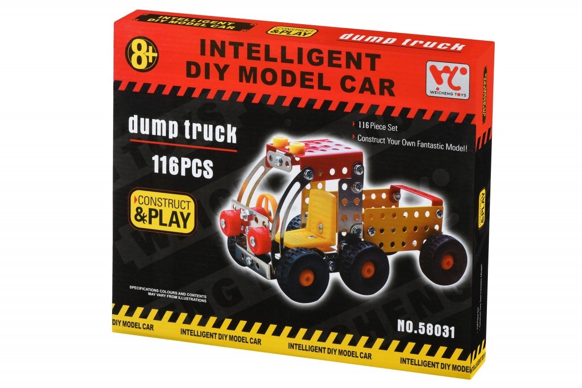  Конструктор металевий Same Toy Inteligent DIY Model Car Самоскид 116 елементів (58031Ut) фото