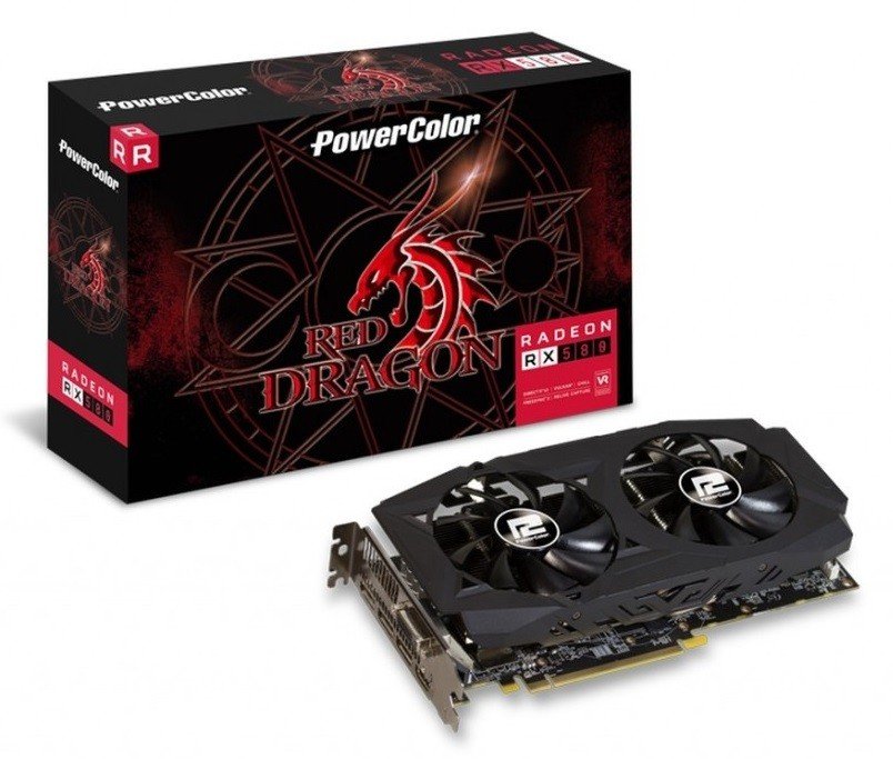  Відеокарта PowerColor Radeon RX 580 4GB GDDR5 Red Dragon (AXRX 580 4GBD5-3DHDV2/OC) фото