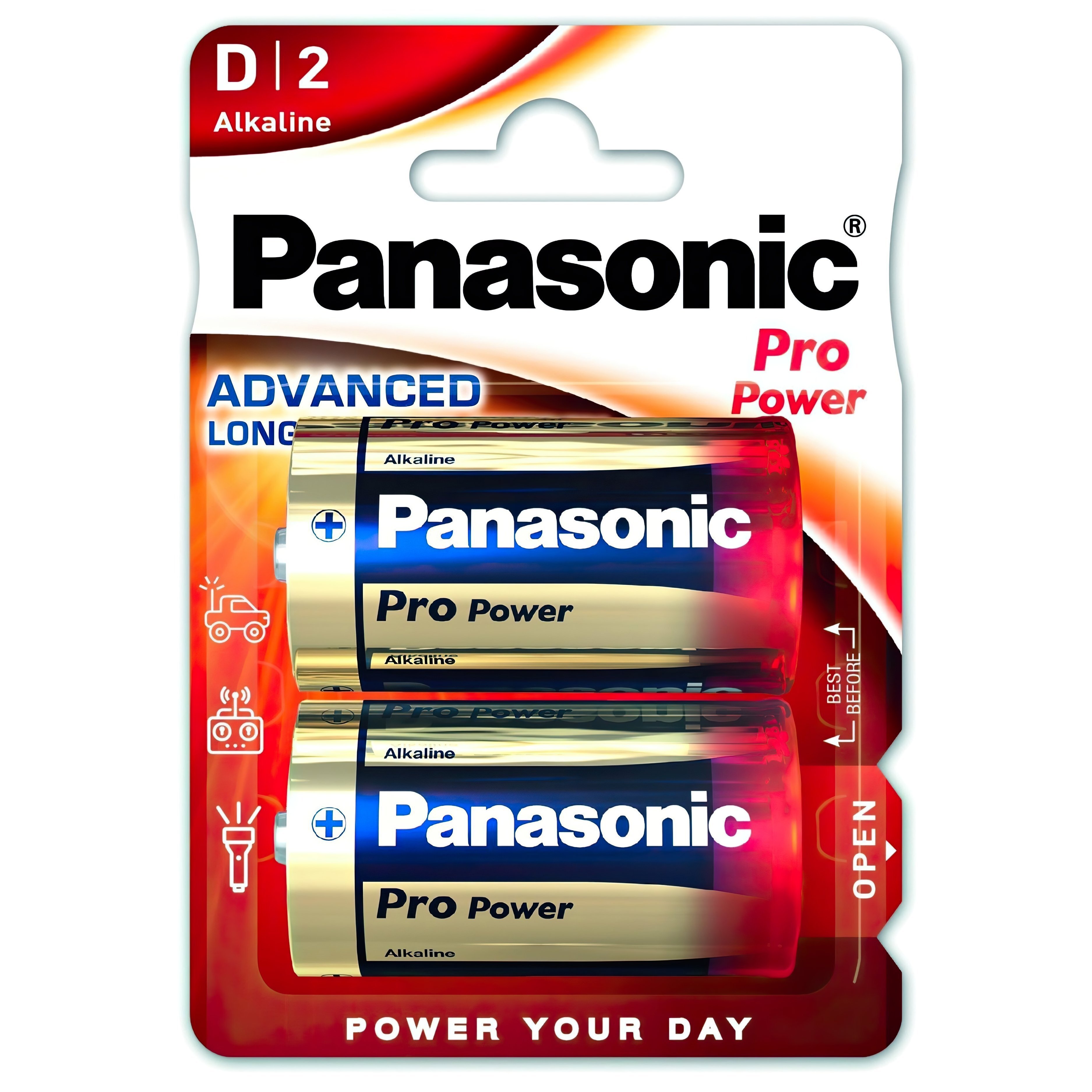 Батарейка Panasonic Pro Power D BLI 2 Alkaline (LR20XEG/2BP) фото 1