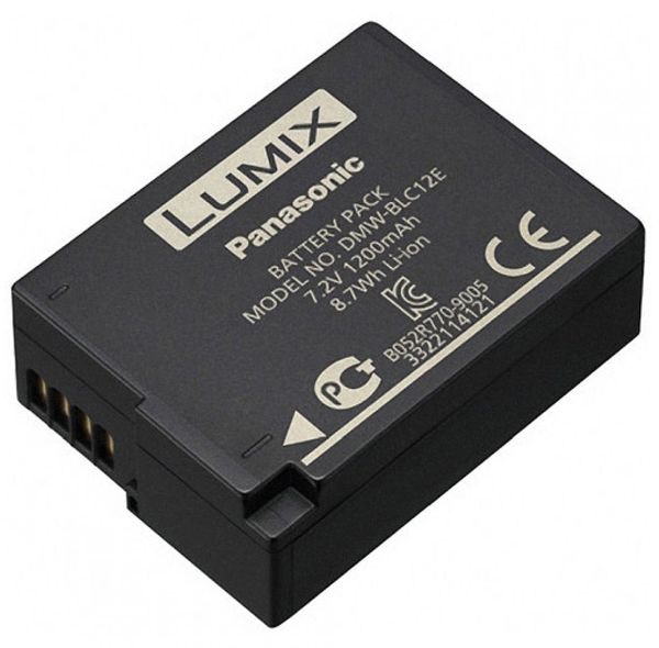 

Аккумулятор Panasonic DMW-BLC12E для G7, G80, GX8 (DMW-BLC12E)