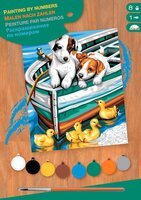  Набір для творчості Sequin Art PAINTING BY NUMBERS JUNIOR Puppies and Ducks (SA1332) 