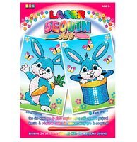 Набор для творчества Sequin Art LASER Rabbits (SA1320)