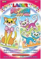  Набір для творчості Sequin Art LASER Cats (SA1317) 