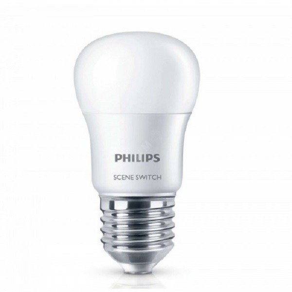  Лампа світлодіодна Philips Scene Switch E27 2S 6.5-60W 2S 6500K 230V P45 (929001209007) фото
