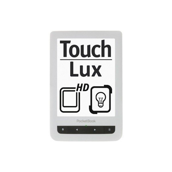 Електронна книга PocketBook Touch Lux, чорний з білим (PB623-D-WW)фото