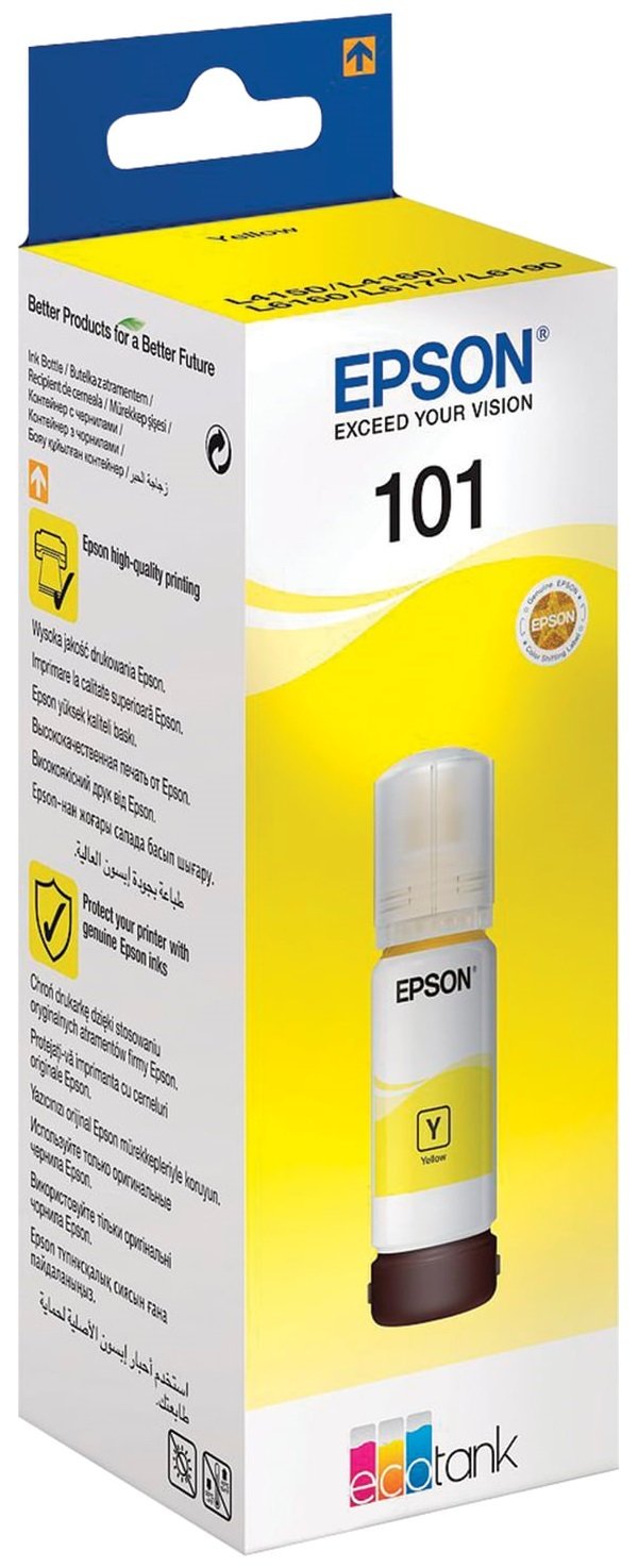 Контейнер EPSON 101 L4150/L4160 Yellow (C13T03V44A) фото 