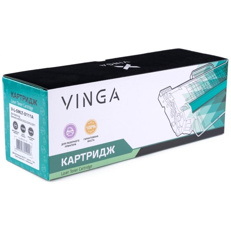 Картридж лазерный Vinga для Samsung MLT-D111S, SL-M2020/2020W/2070 (V-L-SMLT-D111A) фото1