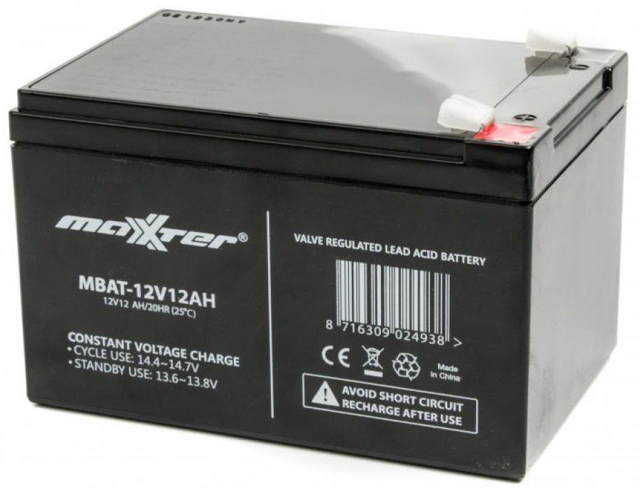 Аккумуляторная батарея Maxxter 12V 12Ah (MBAT-12V12AH) фото1