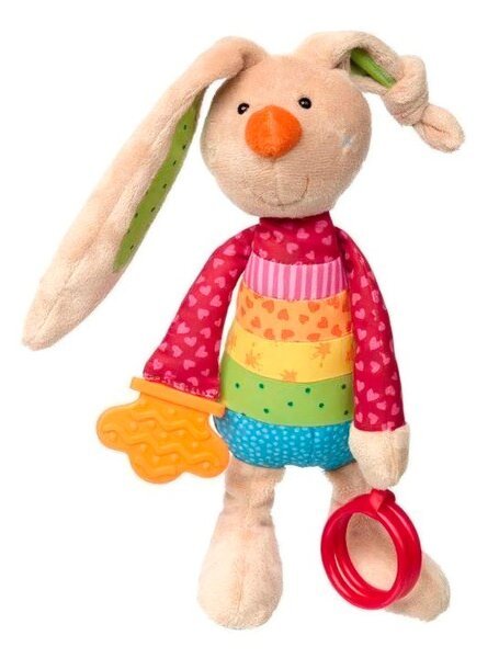 Акція на Мягкая игрушка sigikid Кролик с погремушкой 26 см (41419SK) від MOYO