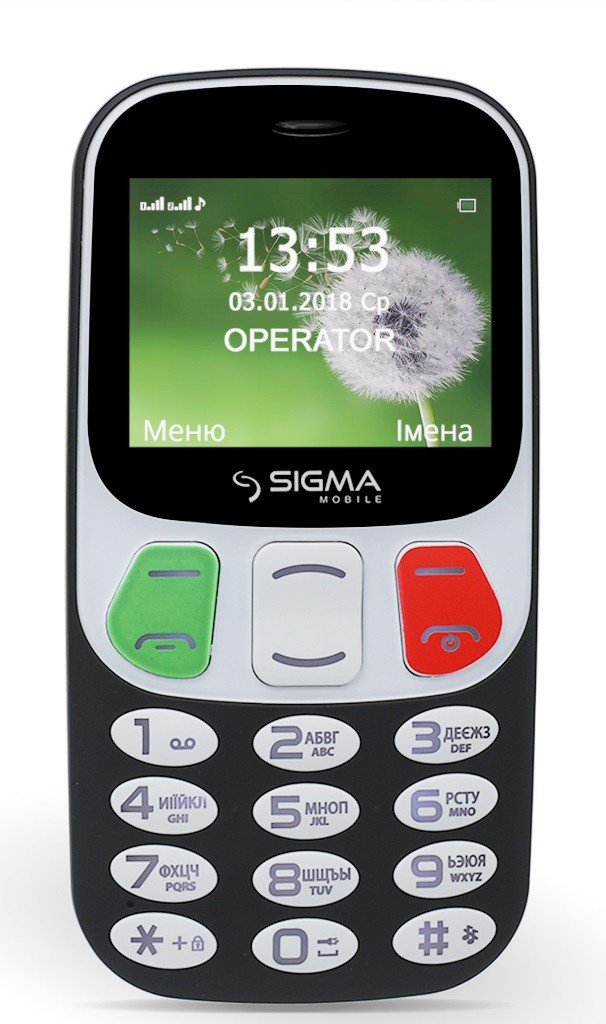 Мобильный телефон Sigma Comfort 50 Retro Black фото 
