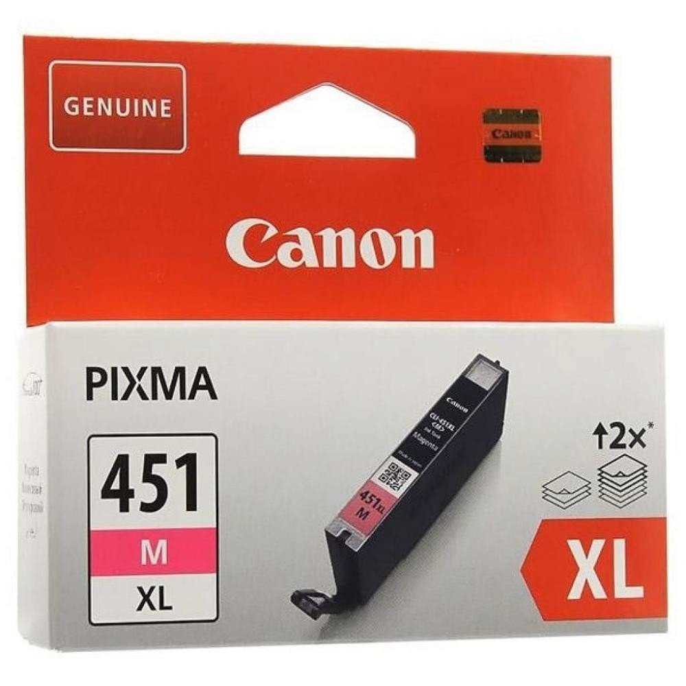 Чернильница CANON CLI-451M XL Pixma MG5440/MG6340 Magenta (6474B001) фото 