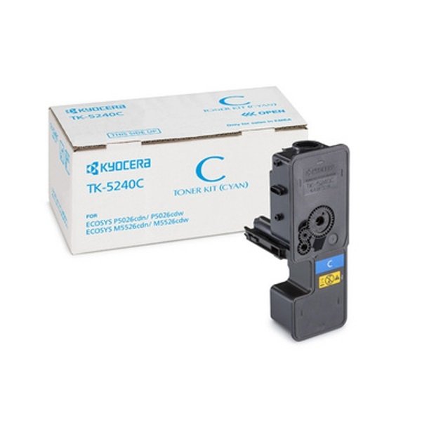 Тонер-картридж лазерный Kyocera 3K TK-5240C Cyan (1T02R7CNL0) фото1