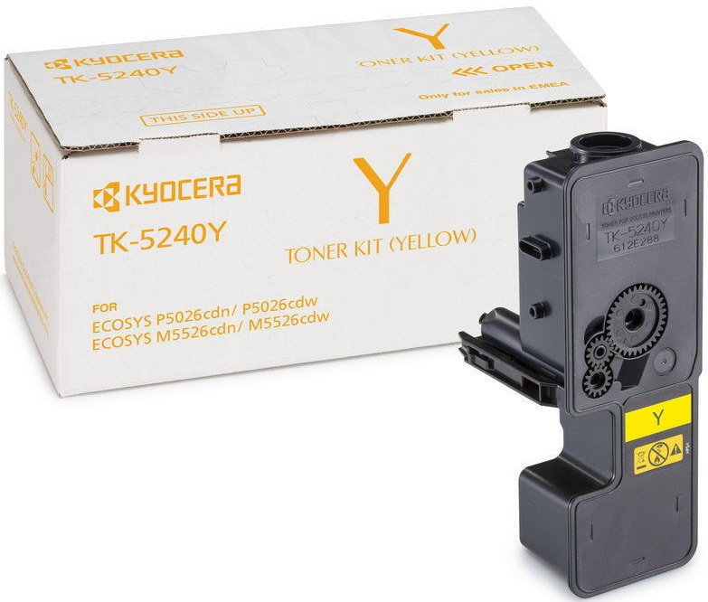 Тонер-картридж лазерный Kyocera 3K TK-5240Y Yellow (1T02R7ANL0) фото1