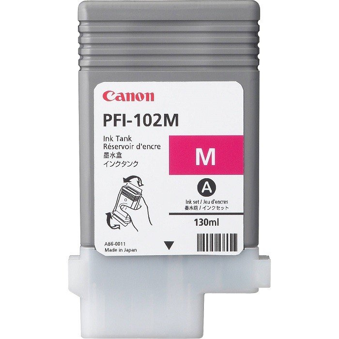 Картридж струйный CANON PFI-102M Magenta (0897B001) фото1