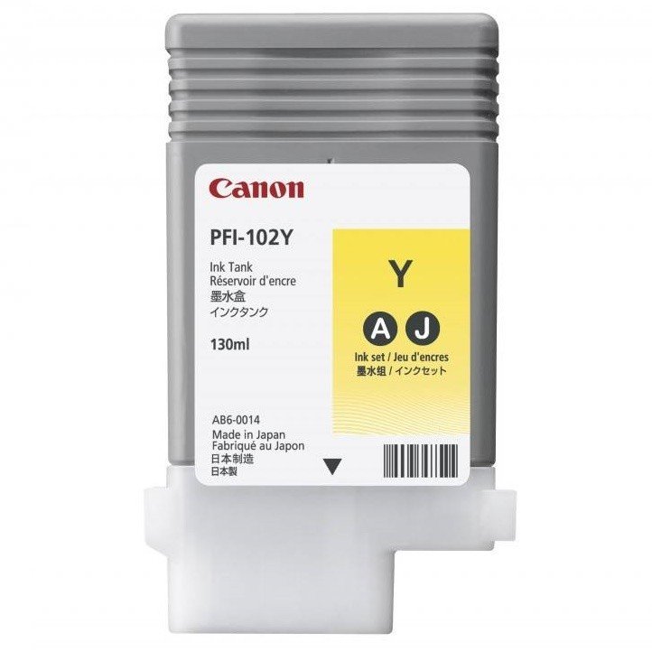Картридж струйный CANON PFI-102Y Yellow (0898B001) фото1