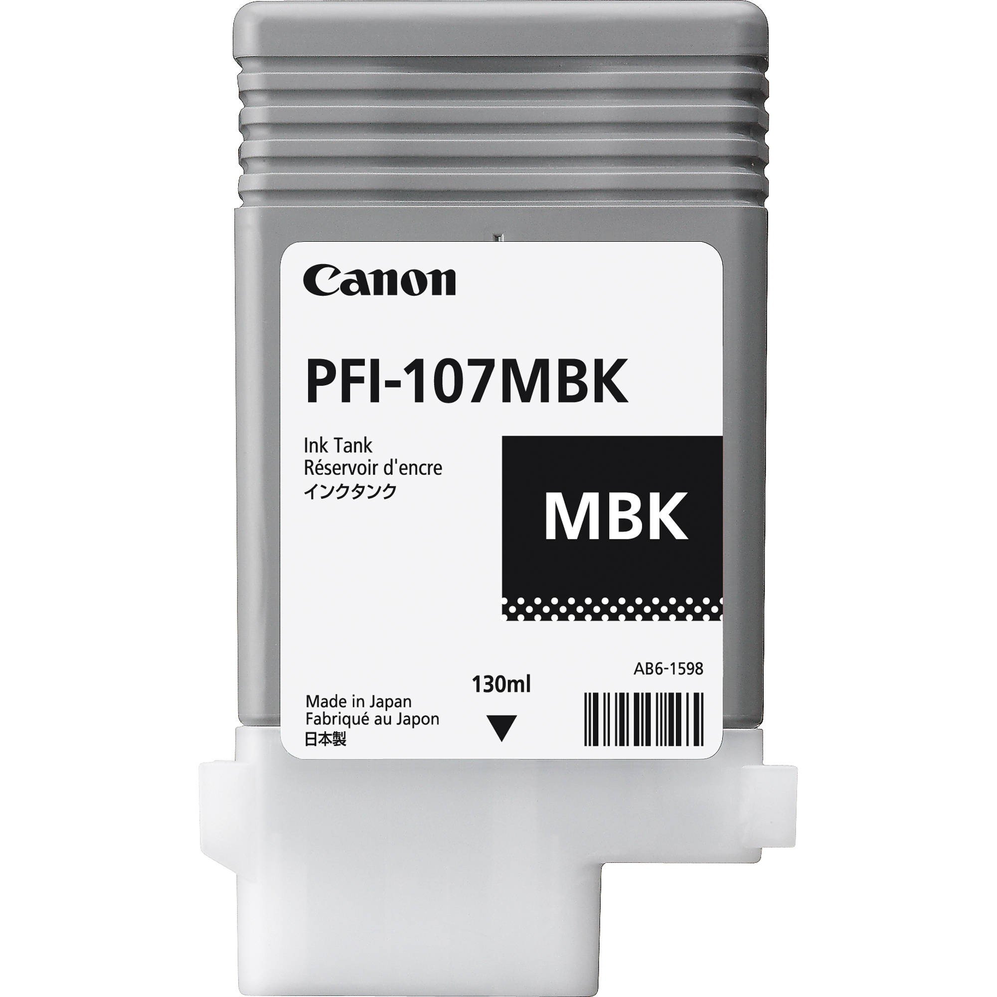 Картридж струйный CANON PFI-107 Matte Black (6704B001) фото1