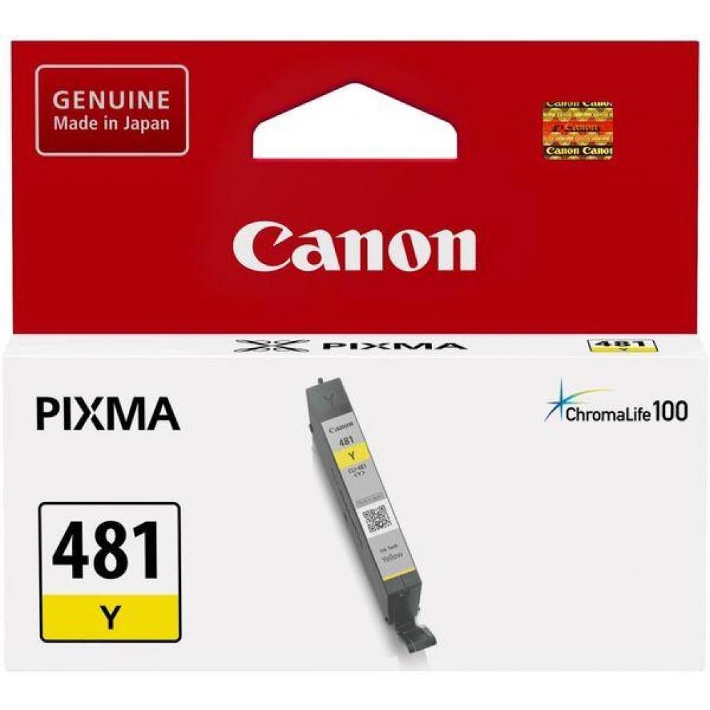 Картридж струйный CANON CLI-481Y Yellow (2100C001) фото 