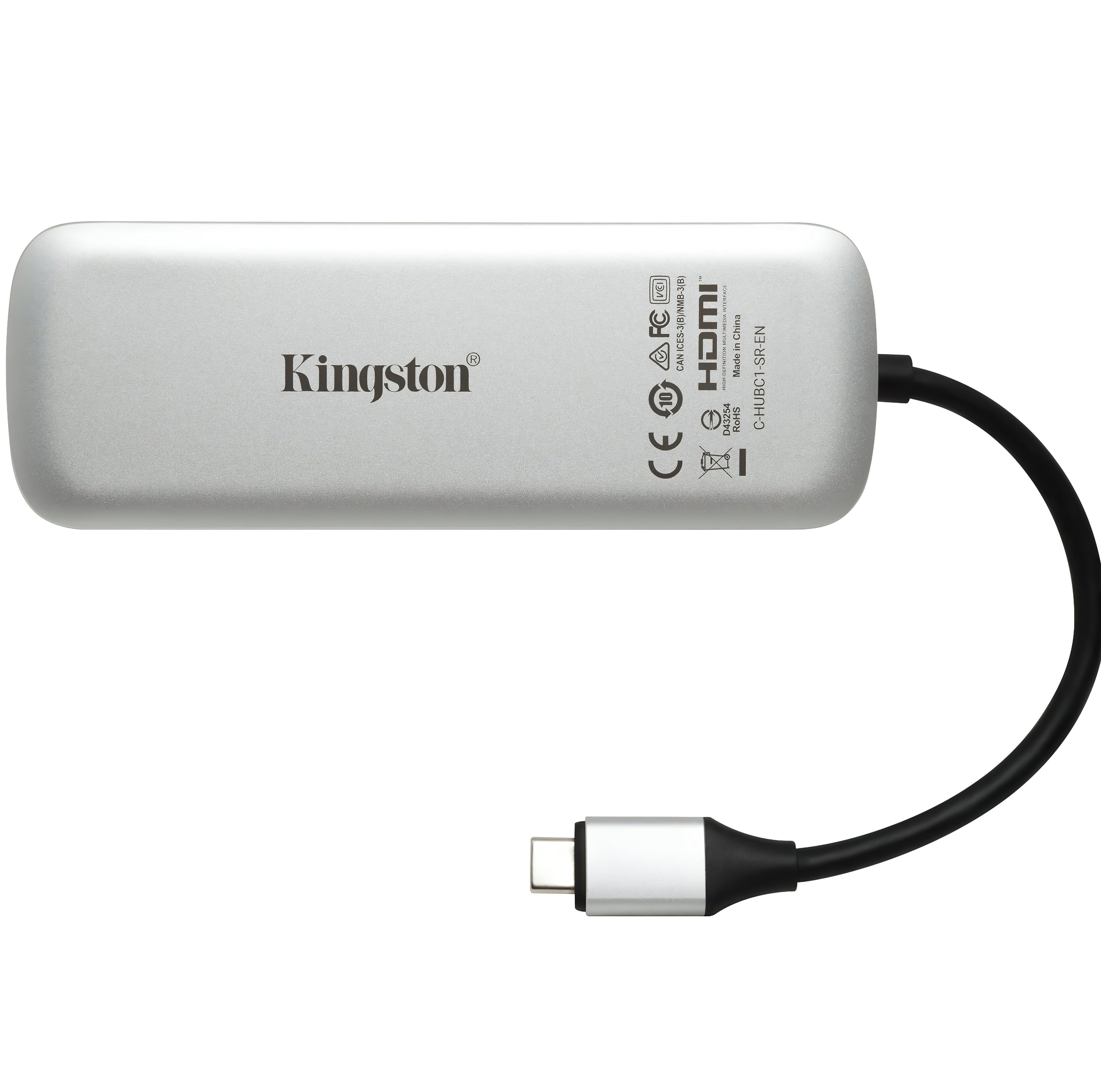 USB Хаб Kingston Nucleum 7-in-1 USB-C (C-HUBC1-SR-EN) фото 1