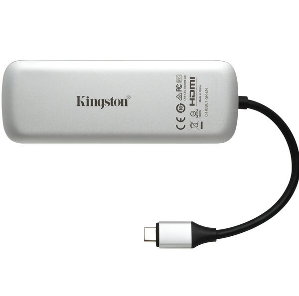 USB Хаб Kingston Nucleum 7-in-1 USB-C (C-HUBC1-SR-EN)