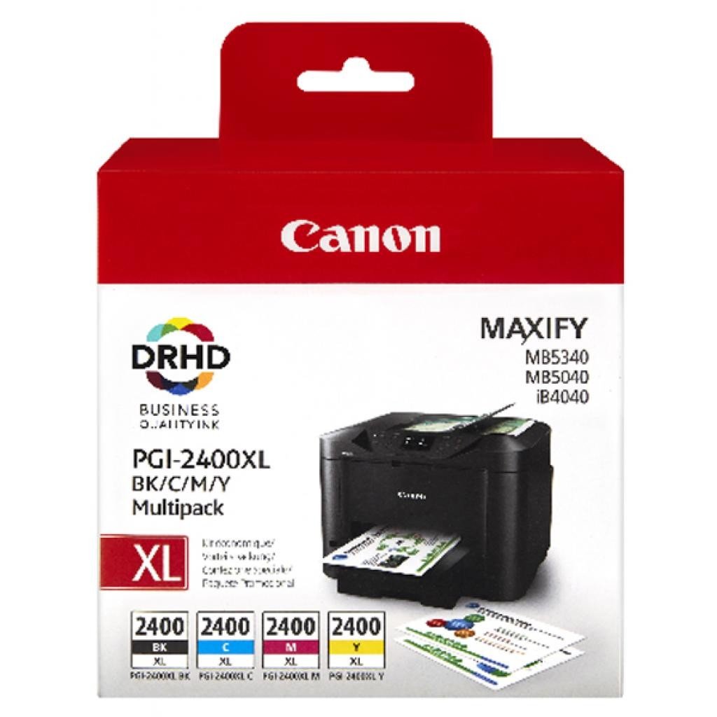 Картридж струйный Canon PGI-2400XL Cyan/Magenta/Yellow/ Black Multi Pack (9257B004) фото 