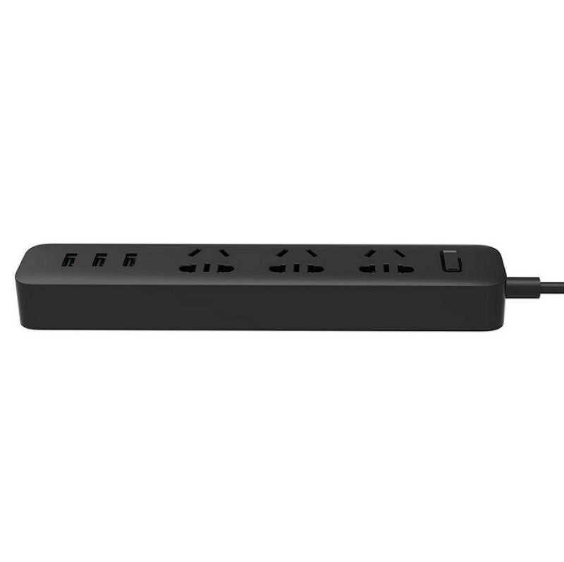  Подовжувач Mi Power Strip (3 розетки+3 USB-port) Black (чорний) фото