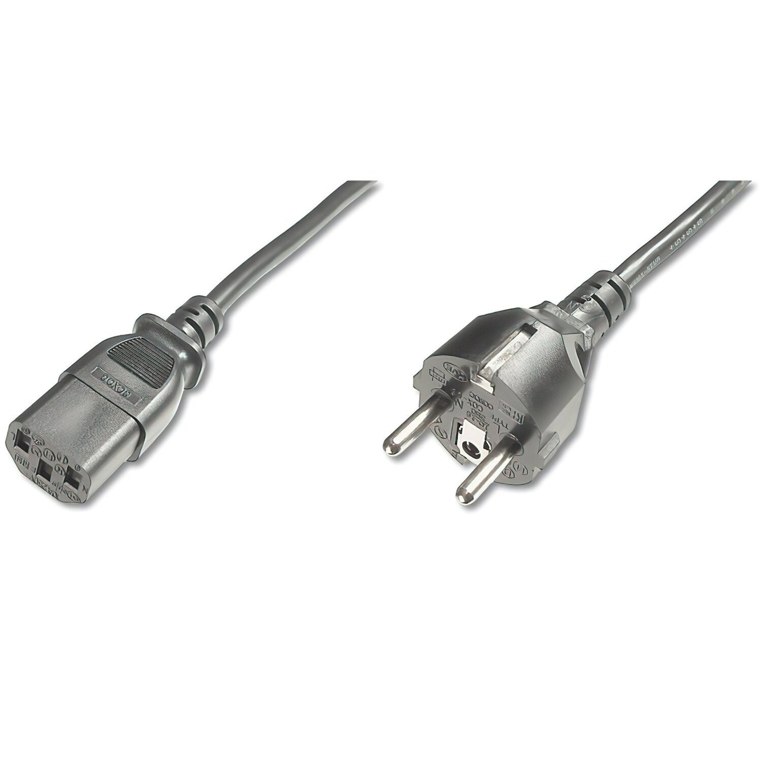 Мережевий кабель DIGITUS CEE 7/7 (Typ-F) – C13 (AK-440101-018-S)фото