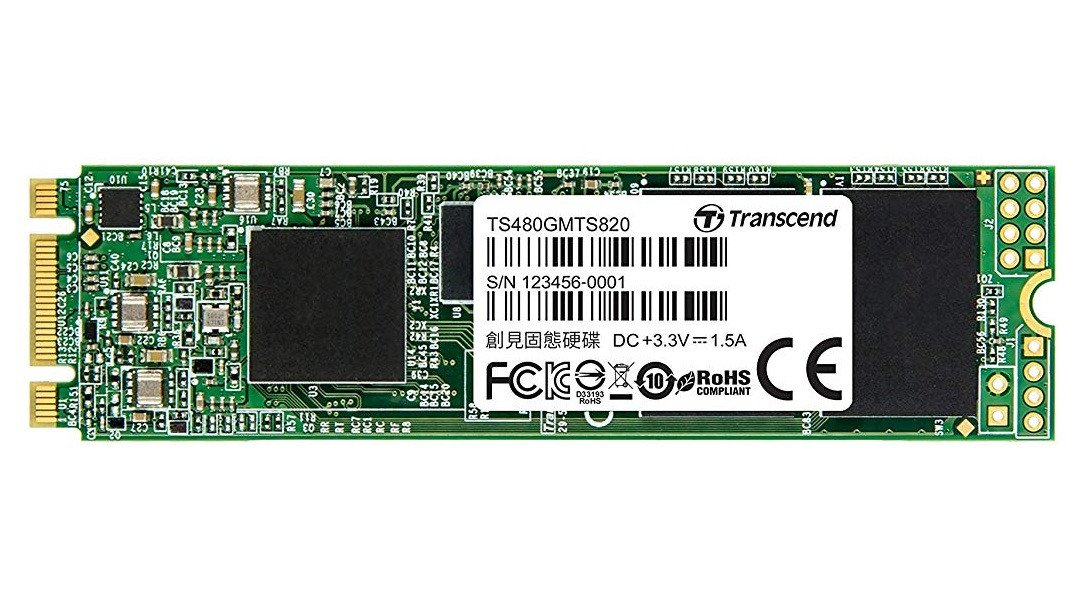 SSD накопитель TRANSCEND MTS820 480GB M.2 SATAIII (TS480GMTS820S) фото 