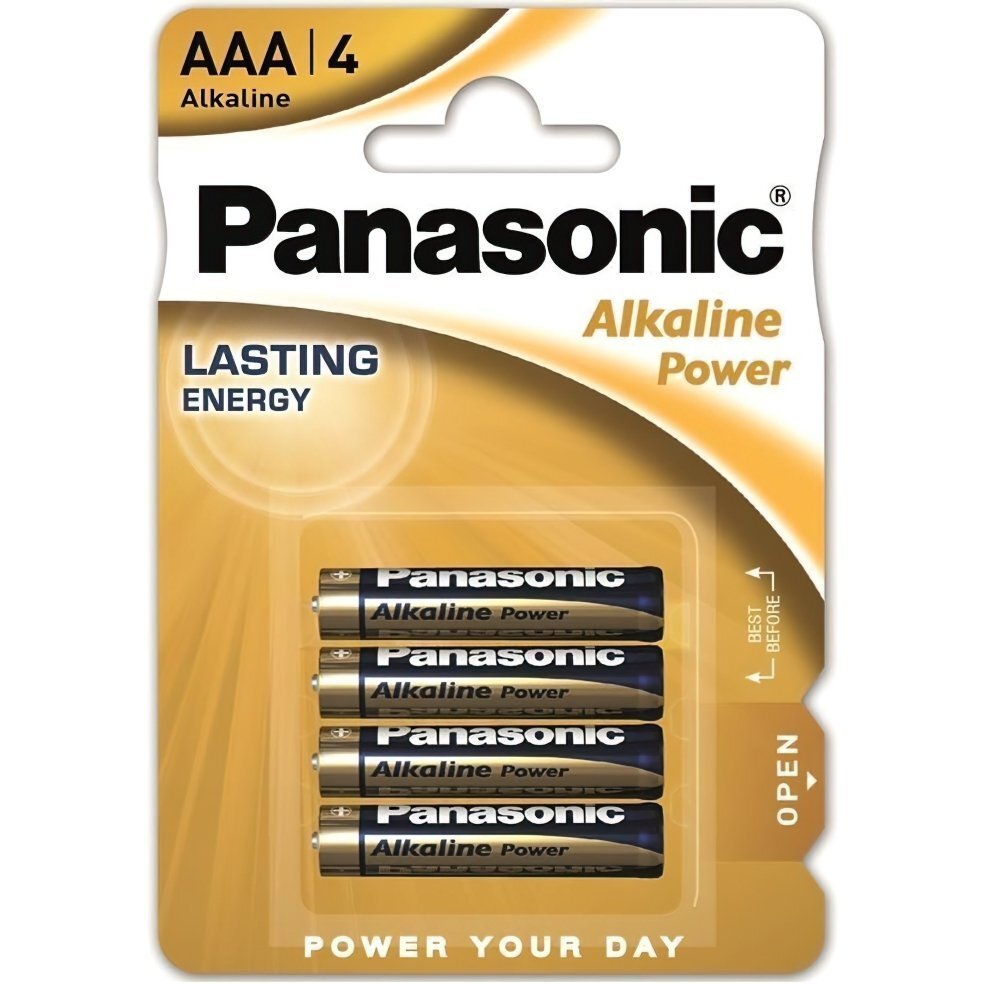 Батарейка Panasonic Alkaline Power AAA 4 (LR03REB/4BPR) фото 