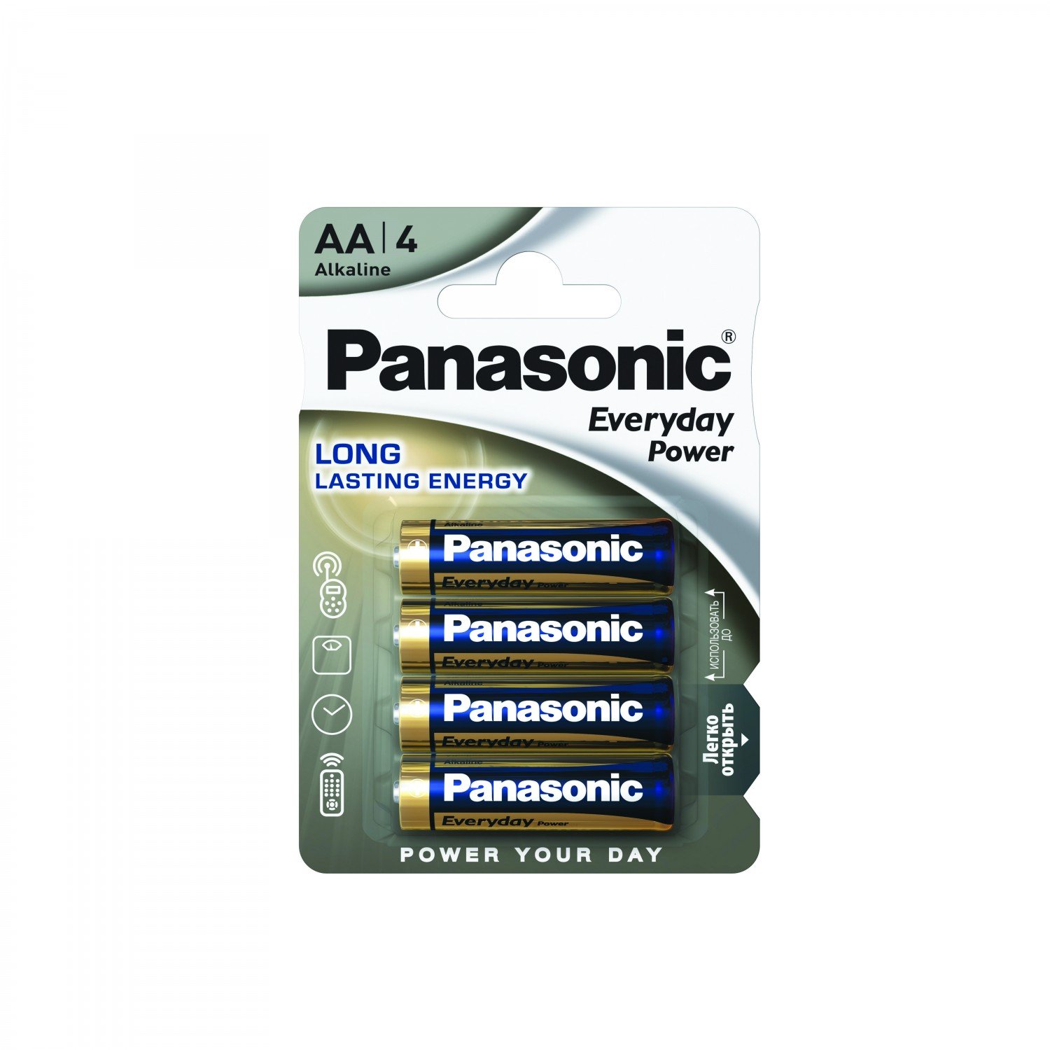 Батарейка Panasonic Everyday Power AA Alkaline 4 шт (LR6REE/4BR) фото 