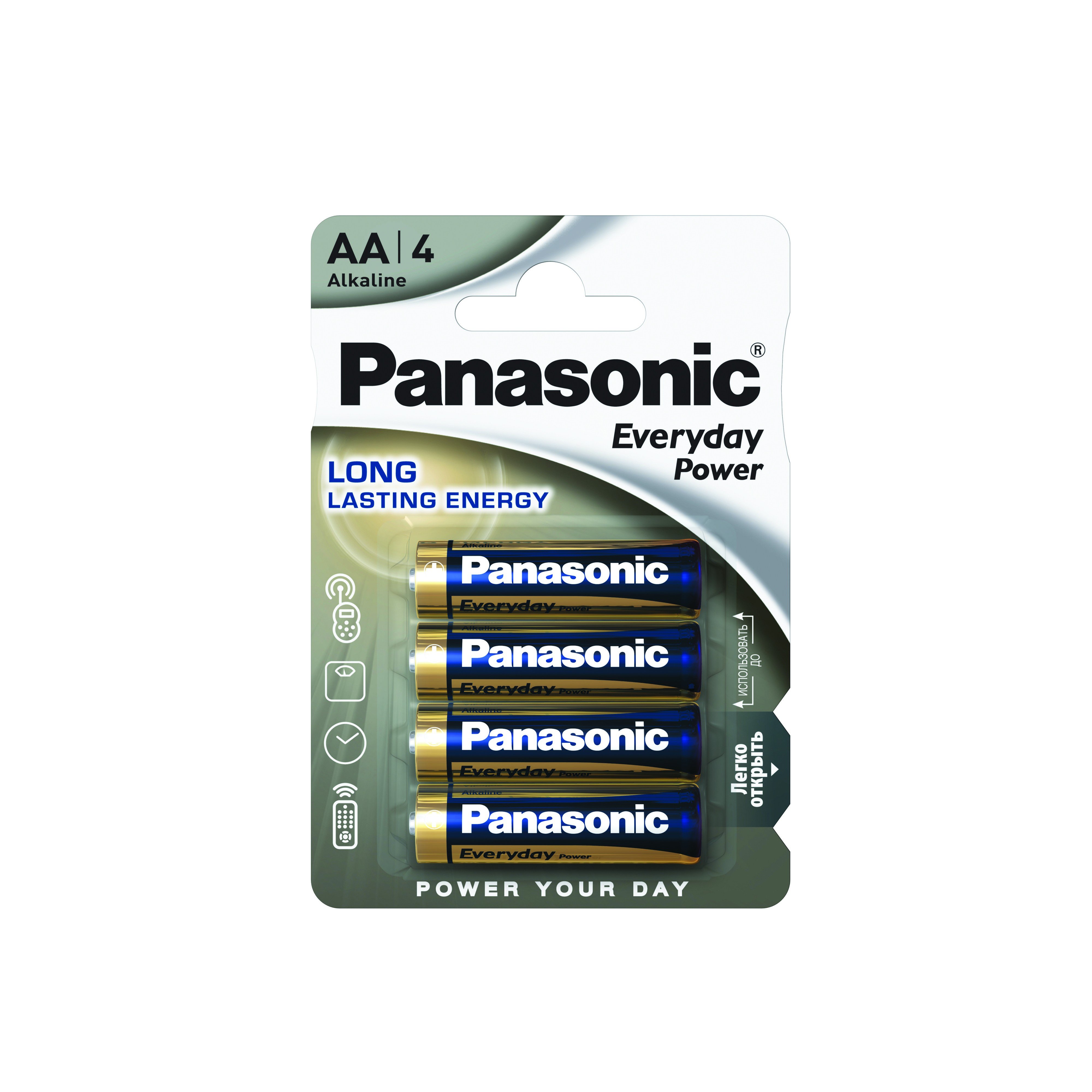 Батарейка Panasonic Everyday Power AA Alkaline 4 шт (LR6REE/4BR) фото 1