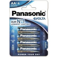 Батарейка Panasonic Evolta AA BLI 4 Alkaline (LR6EGE/4BP)