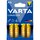 Батарейка VARTA LONGLIFE alkaline AA BLI 4 (04106101414)