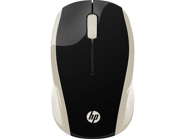 Акція на Мышь HP Wireless Mouse 200 Silk Gold (2HU83AA) від MOYO